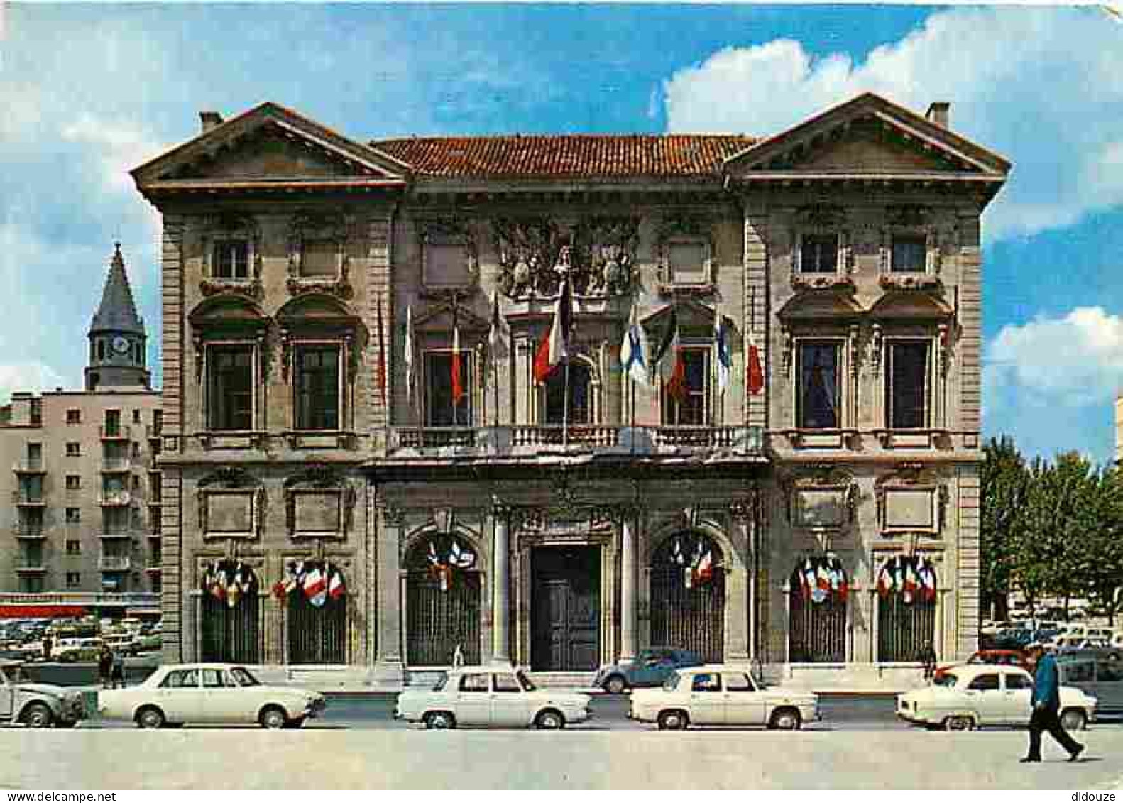 Automobiles - Marseille - L'Hotel De Ville - CPM - Voir Scans Recto-Verso - Voitures De Tourisme