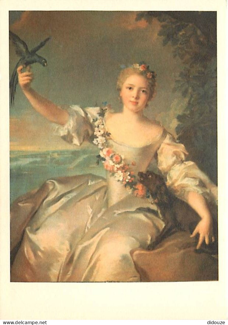 Art - Peinture - Histoire - Jean-Marc Nattier - Portrait De La Marquise D'Antin - Carte De La Loterie Nationale - Carte  - Histoire