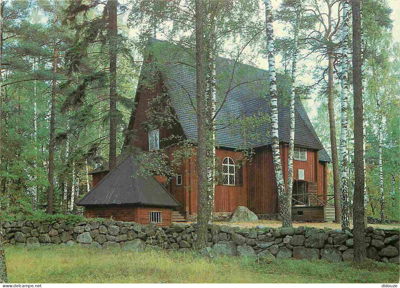 Finlande - Seurasaaren Ulkomuseo - Foliso Friluftsmuseum - Seurasaari Open-air Museum - Karuna Church Built In 1686 - Eg - Finlande