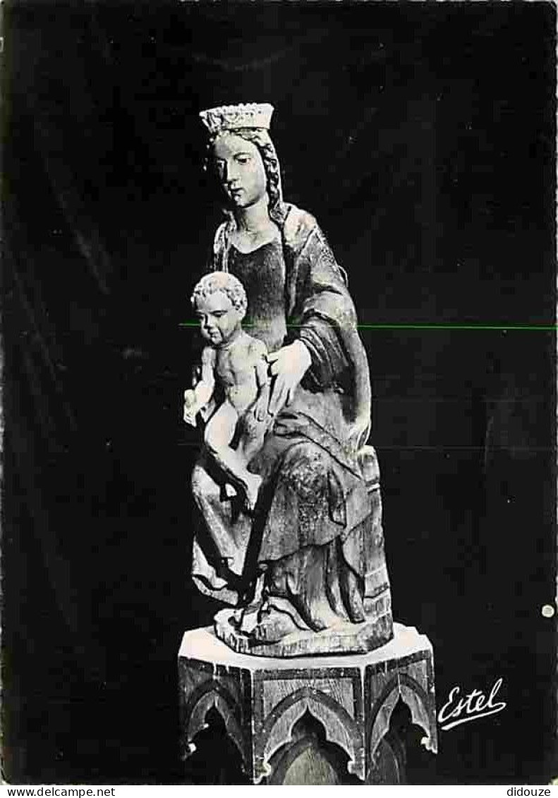 Art - Art Religieux - La Basilique De Notre Dame De Cléry - Notre Dame De Cléry - Vierge En Bois - CPM - Voir Scans Rect - Gemälde, Glasmalereien & Statuen