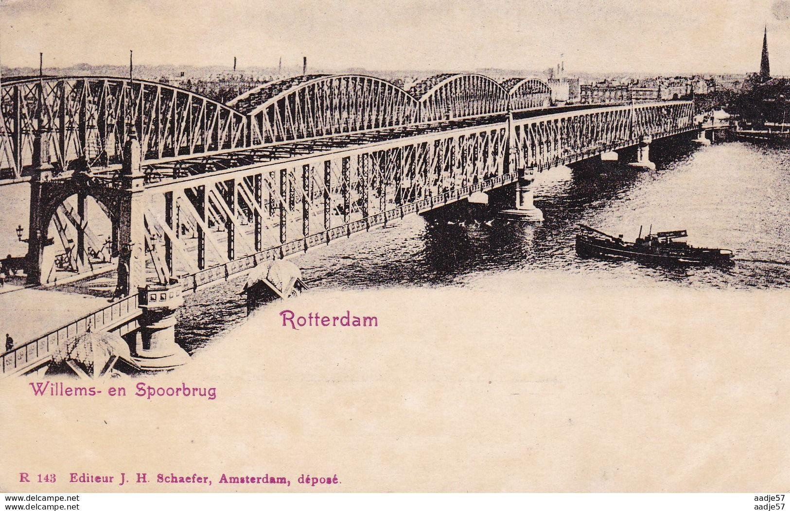 Netherlands Pays Bas Rotterdam Willems- En Spoorbrug - Rotterdam