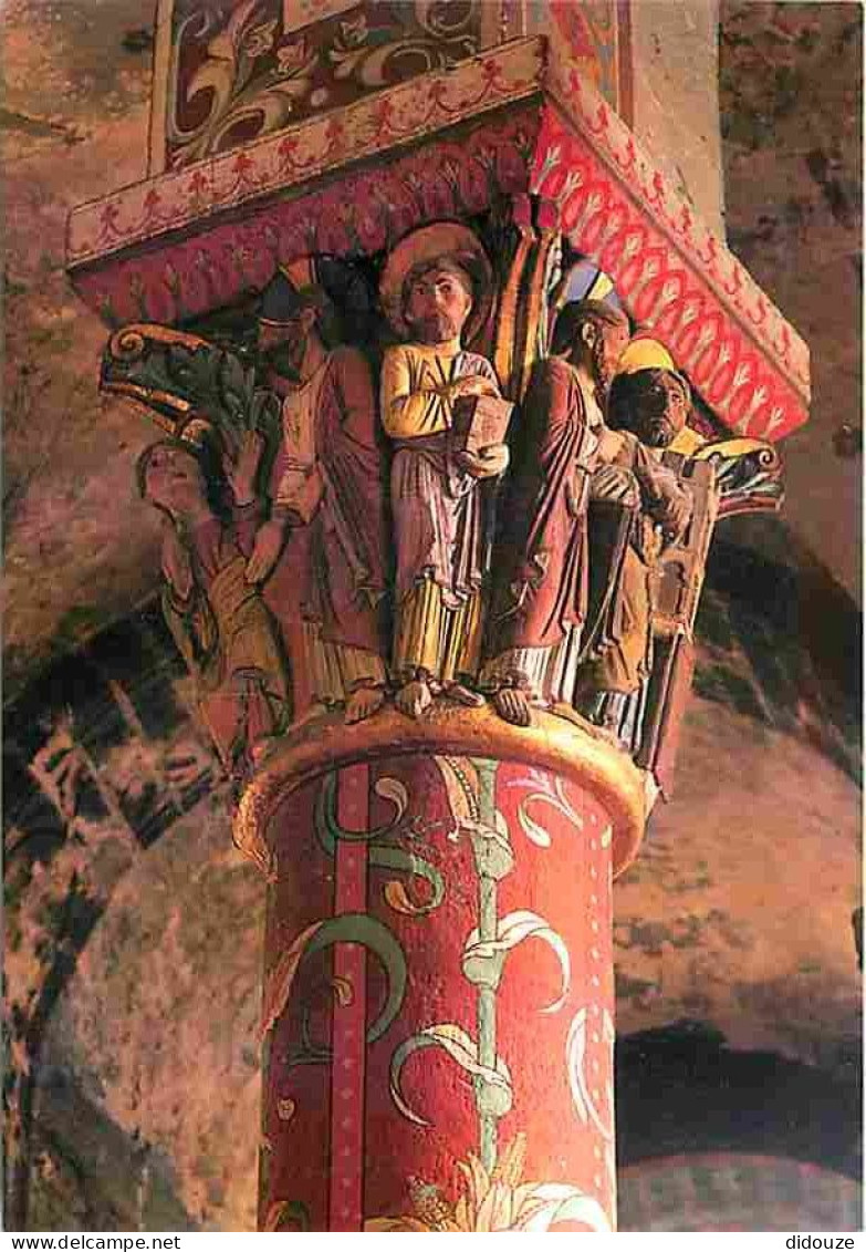 Art - Art Religieux - Issoire - Abbatiale Saint Austremoine - Chapiteau Du Choeur - La Résurrection - Le Porteur De La B - Gemälde, Glasmalereien & Statuen