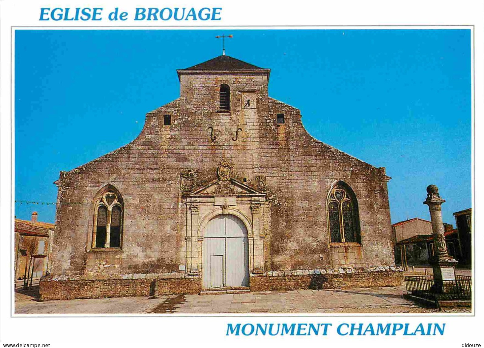17 - Brouage - L'Eglise - Monument Champlain - CPM - Carte Neuve - Voir Scans Recto-Verso - Other & Unclassified