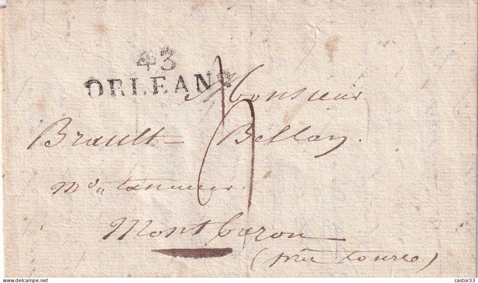 Enveloppe 1843 - Zonder Classificatie