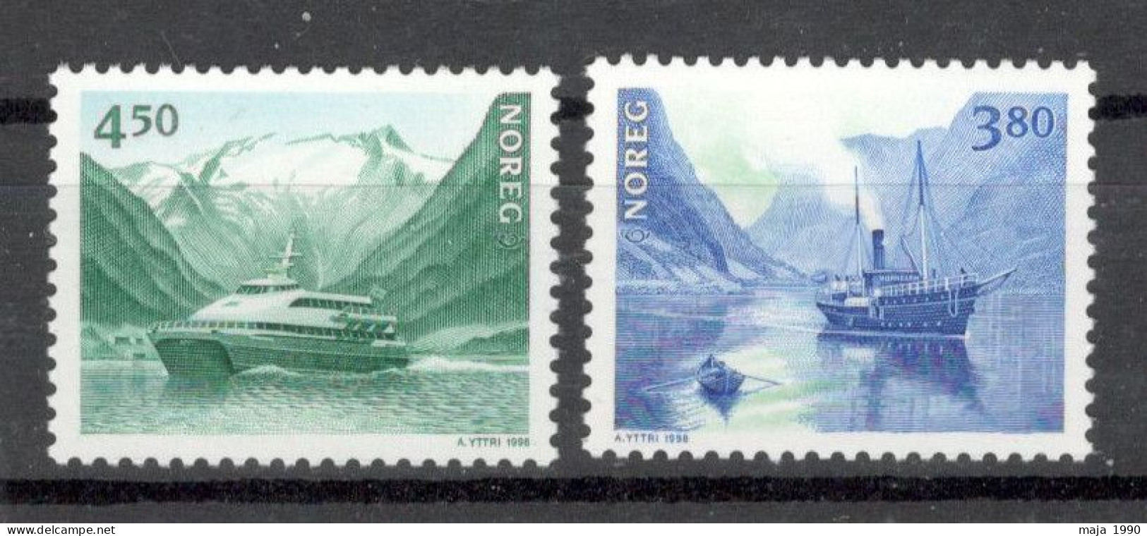 NORWAY - MNH SET- NORDIC - Mi.No. 1280/81 - 1998. - Unused Stamps