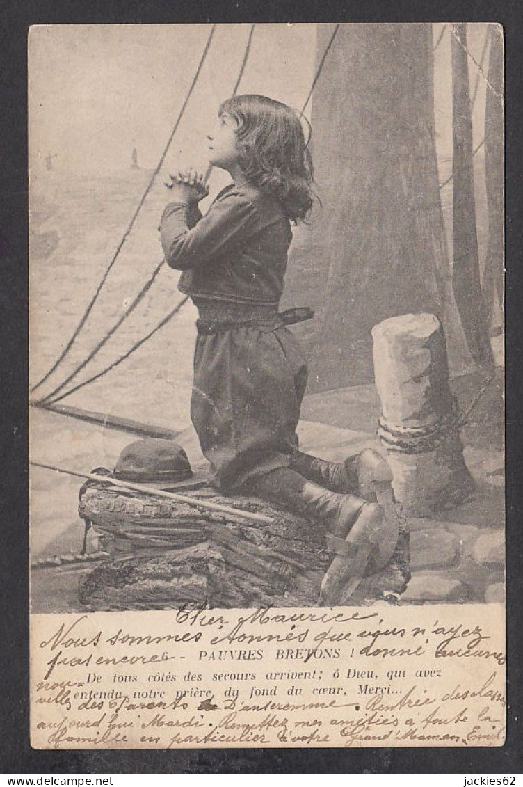 103624/ BRETAGNE, *Pauvres Bretons !*, Enfant Priant, 1904 - Bretagne