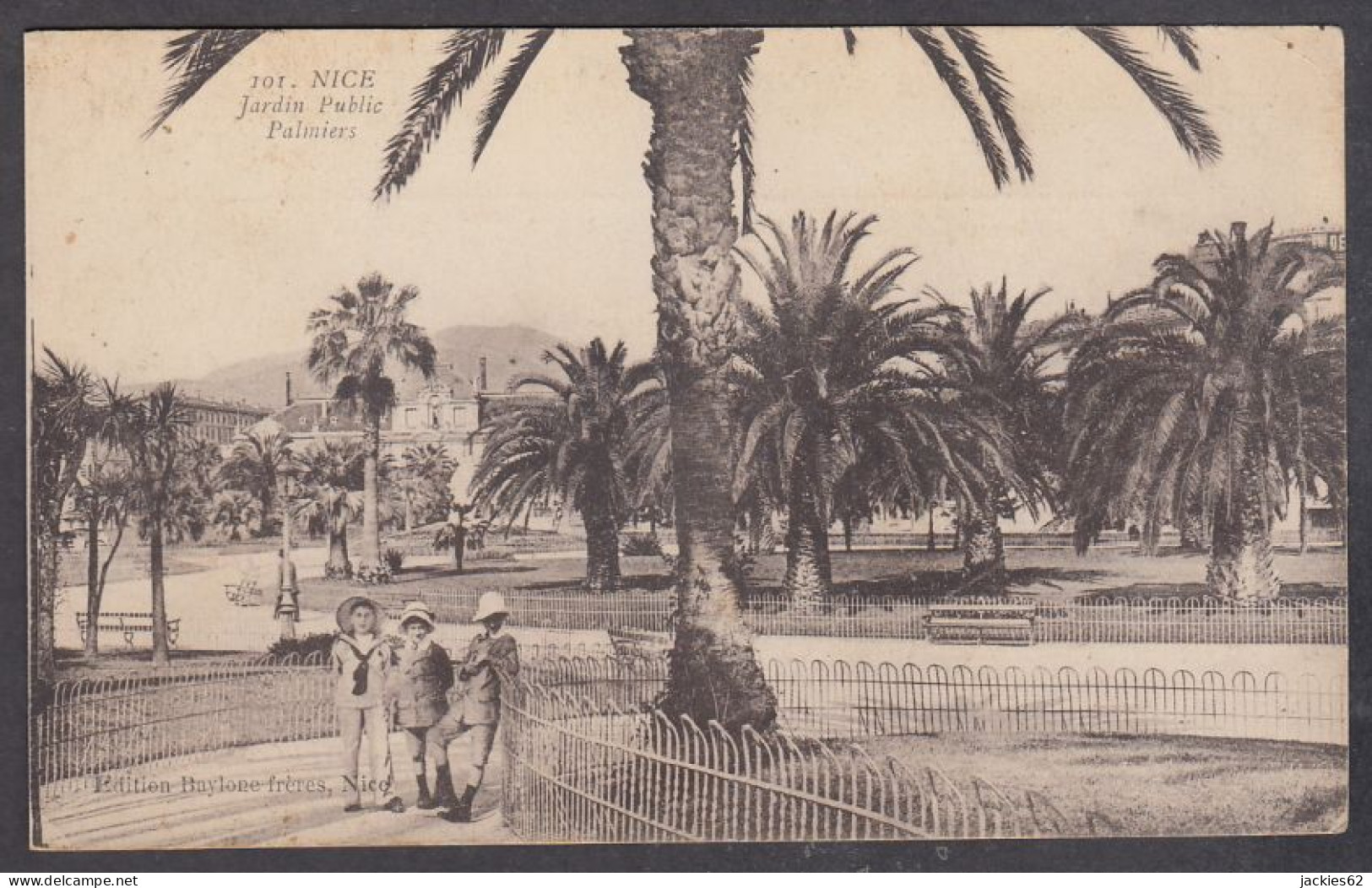 125537/ NICE, Jardin Public, Palmiers - Parques, Jardines