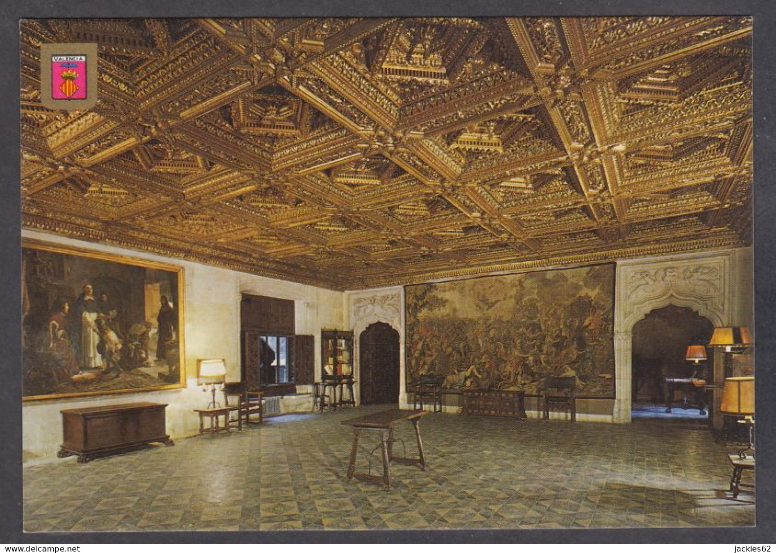 126550/ VALENCIA, Palacio De La Generalidad, Salón Dorado - Valencia