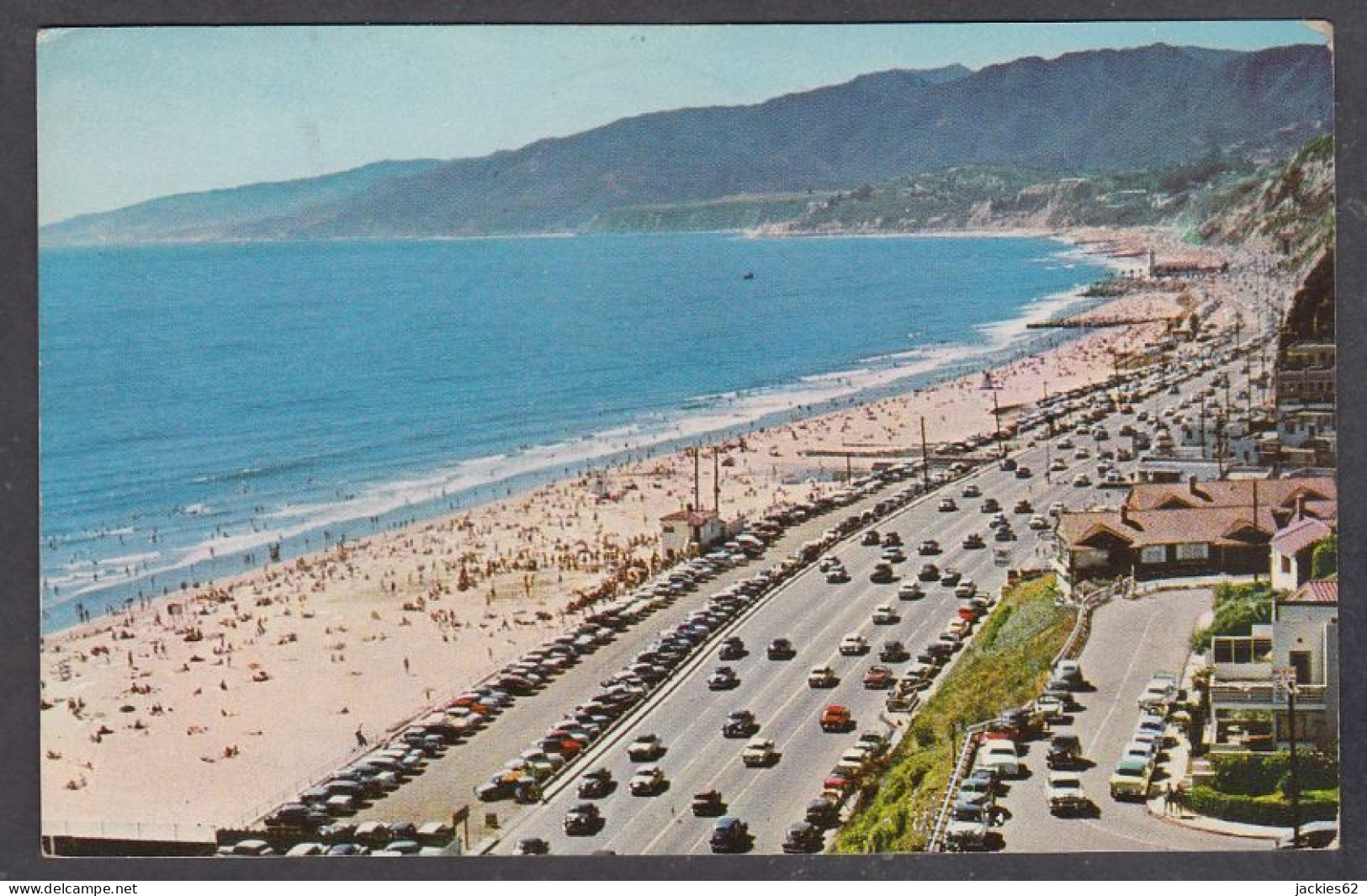 127655/ SANTA MONICA, Looking North Along The Coast Highway - Other & Unclassified