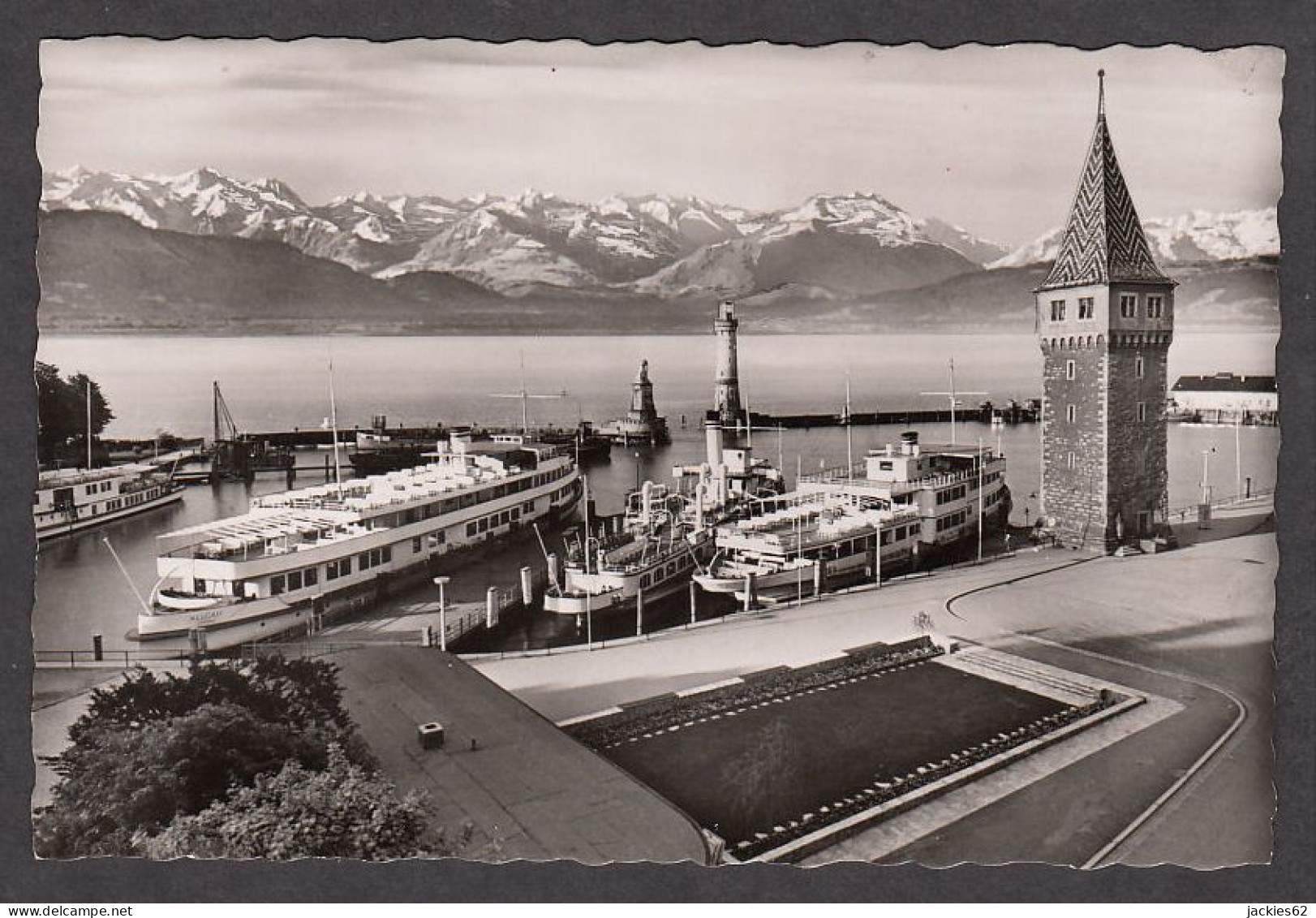 075936/ LINDAU, Blick Vom Hotel Lindauer Hof Auf Den Hafen - Lindau A. Bodensee