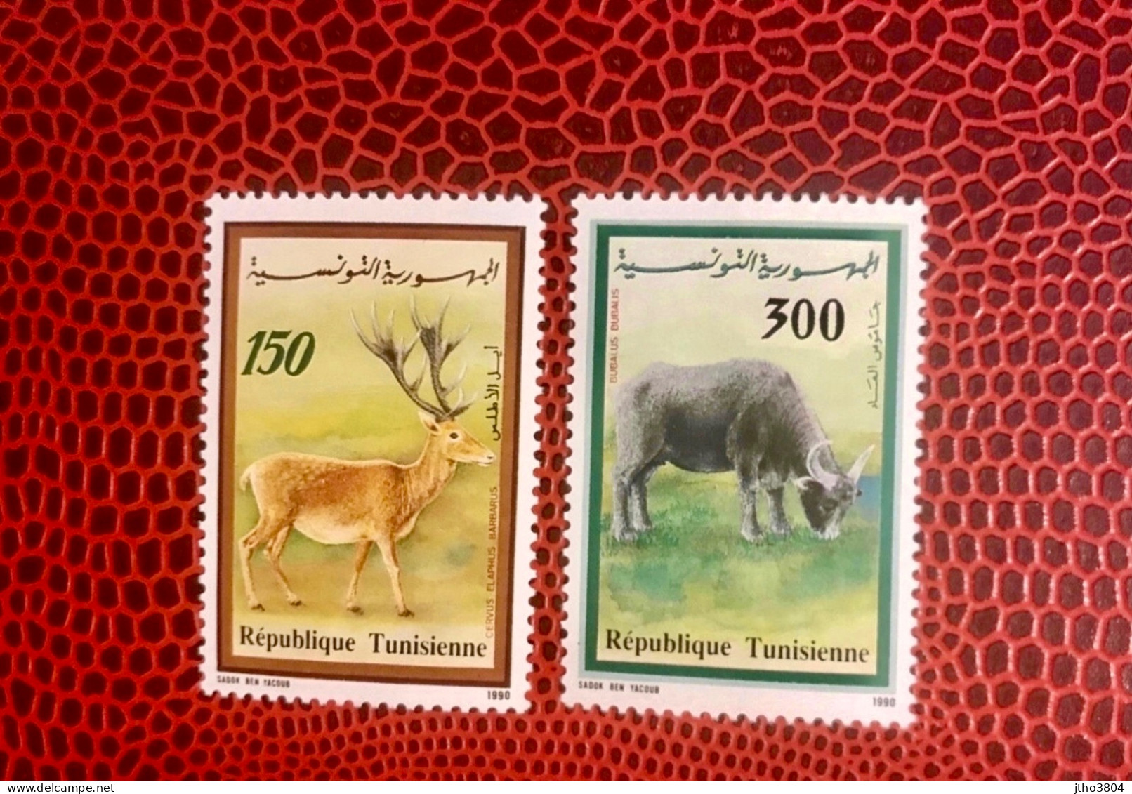 TUNISIE 1990 2v Neuf MNH ** Mi 1220 1221 TUNISIA TUNISIEN Mamíferos Mammals Säugetiere Mammiferi - Autres & Non Classés