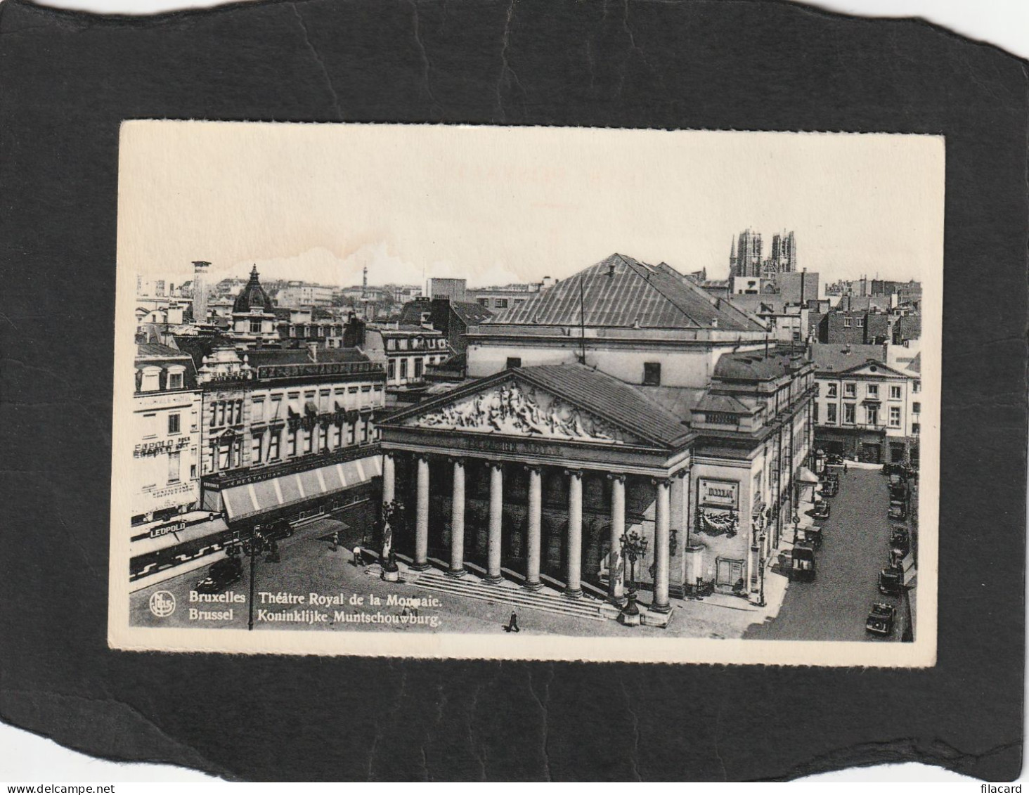 128863        Belgio,    Bruxelles,   Theatre   Royal   De "La  Monnaie",   NV - Monumenten, Gebouwen