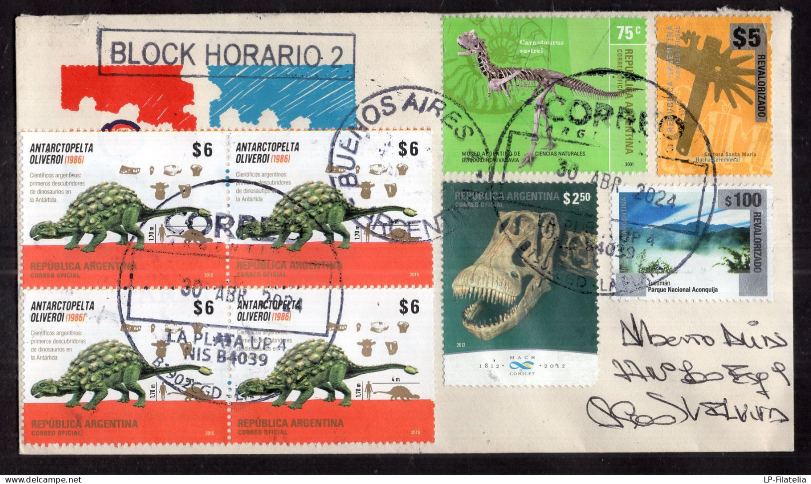 Argentina - 2024 - Dinosaurs - Modern Stamps - Diverse Stamps - Briefe U. Dokumente