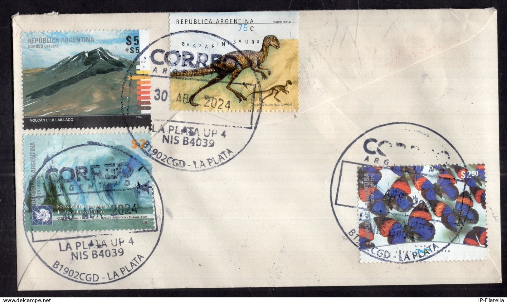 Argentina - 2024 - Dinosaurs - Modern Stamps - Diverse Stamps - Lettres & Documents