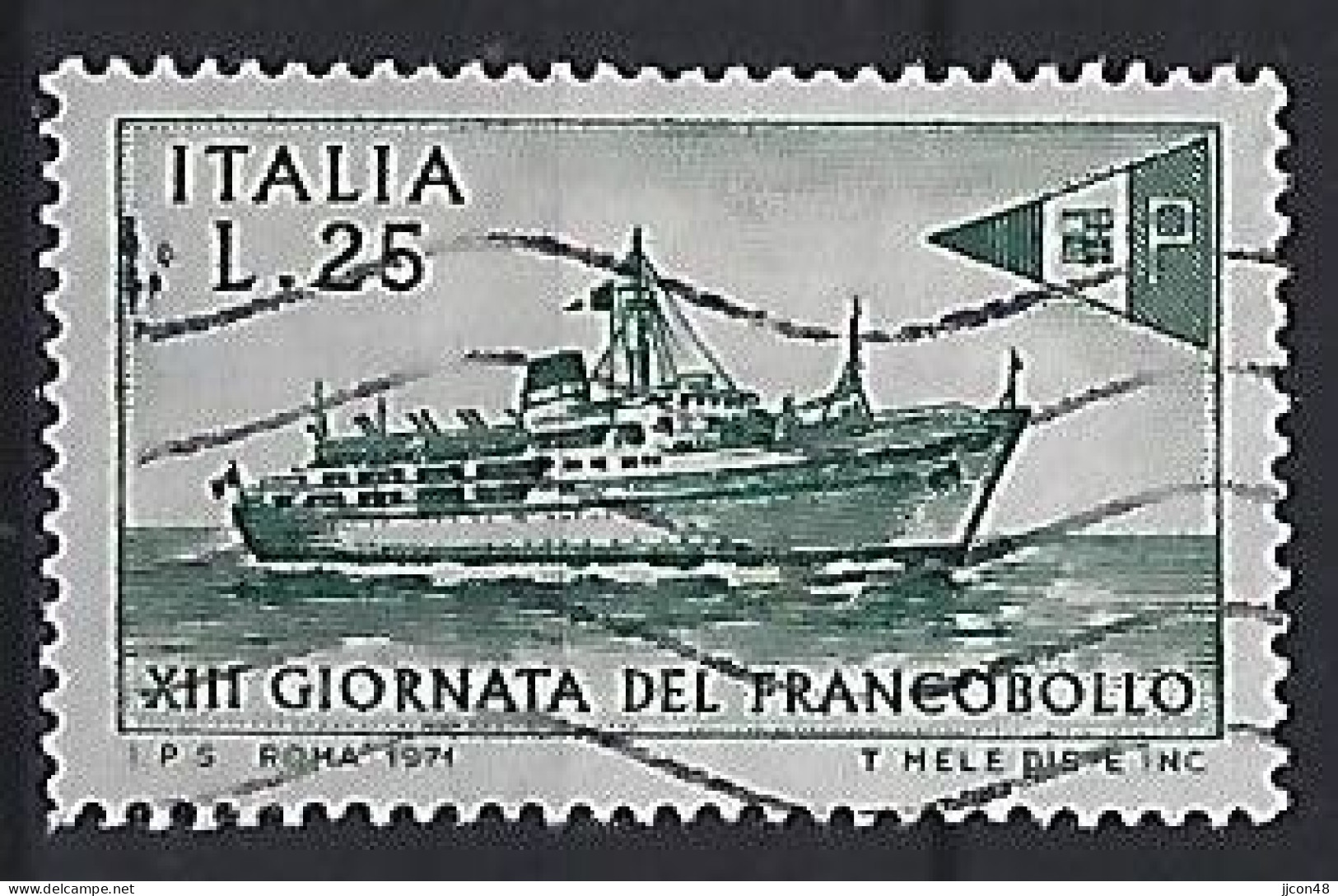 Italy 1971  Tag Der Briefmarke  (o) Mi.1353 - 1971-80: Gebraucht