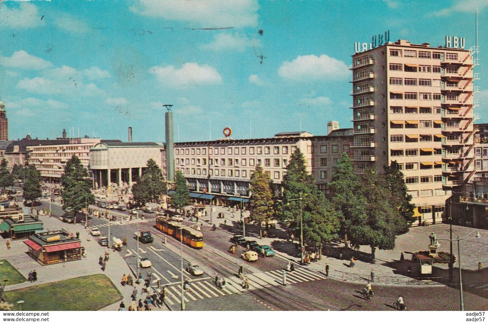 Netherlands Pays Bas Rotterdam Coolsingel Boulevard Tramway 1966 - Rotterdam