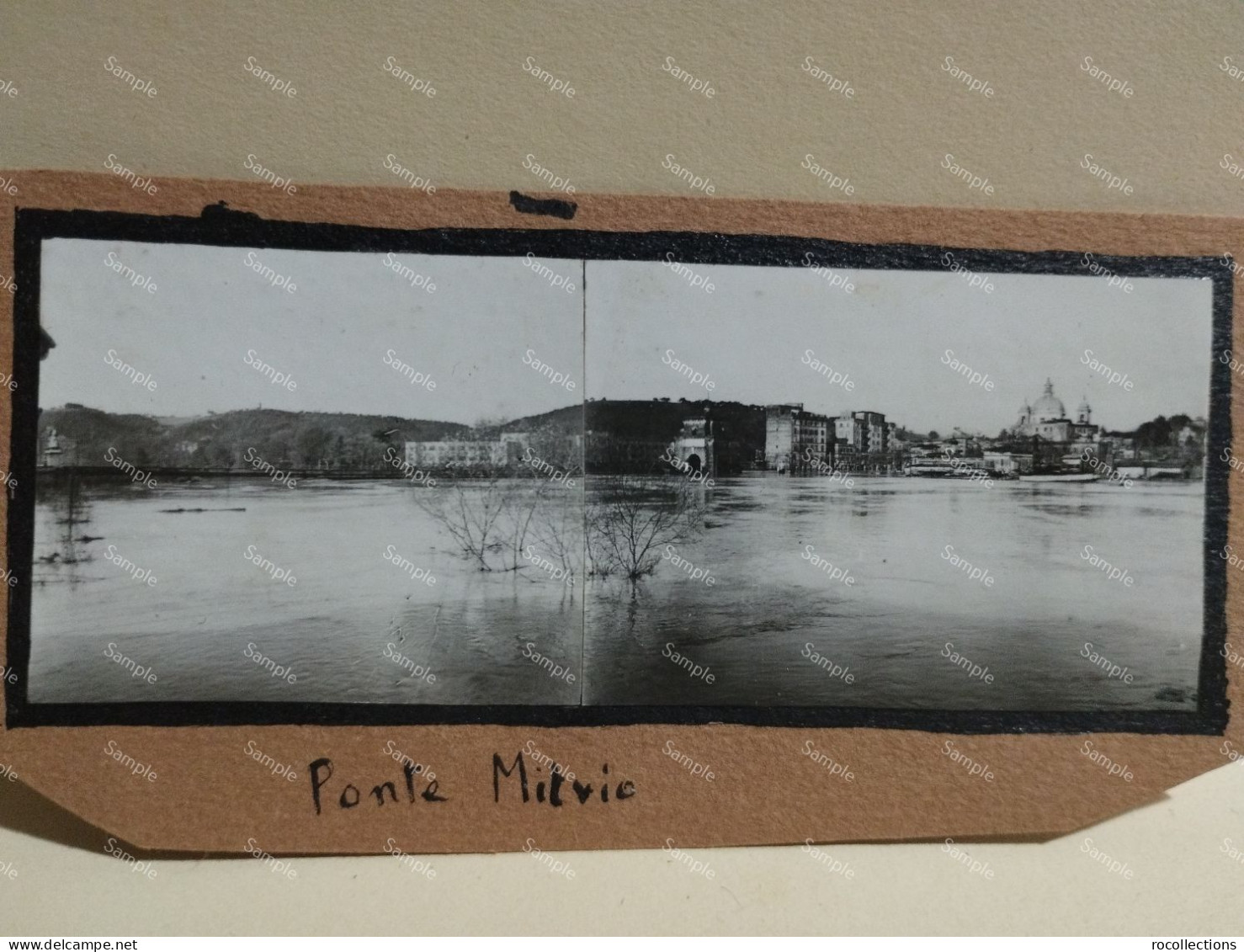 Italia Foto Roma Flood Piena Del Tevere 1937. Ponte Milvio. - Europa