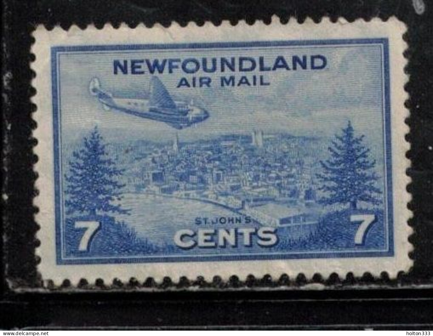 NEWFOUNDLAND Scott # C19 MH - Airplane Over St John's - 1908-1947