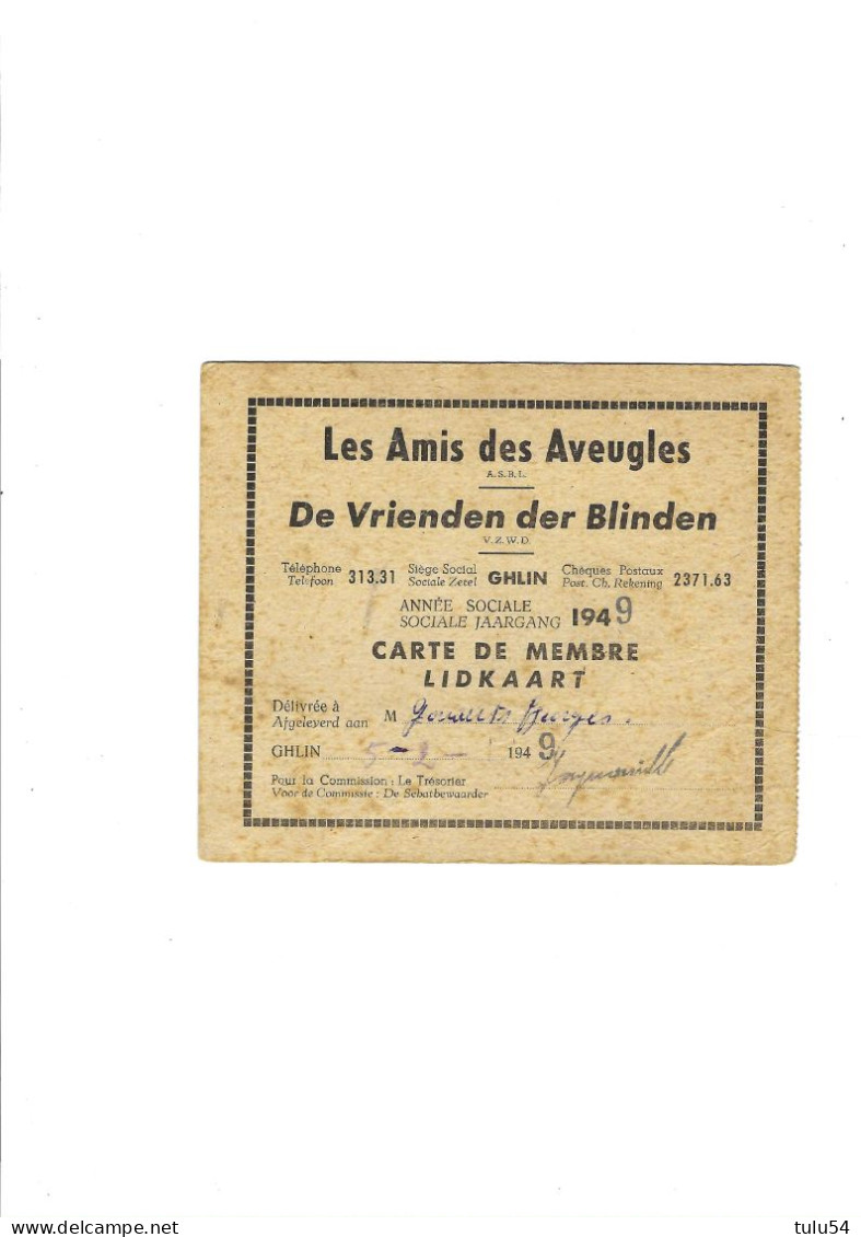 Les Amis Des Aveugles  ASBL  Ghlin - Verzamelingen