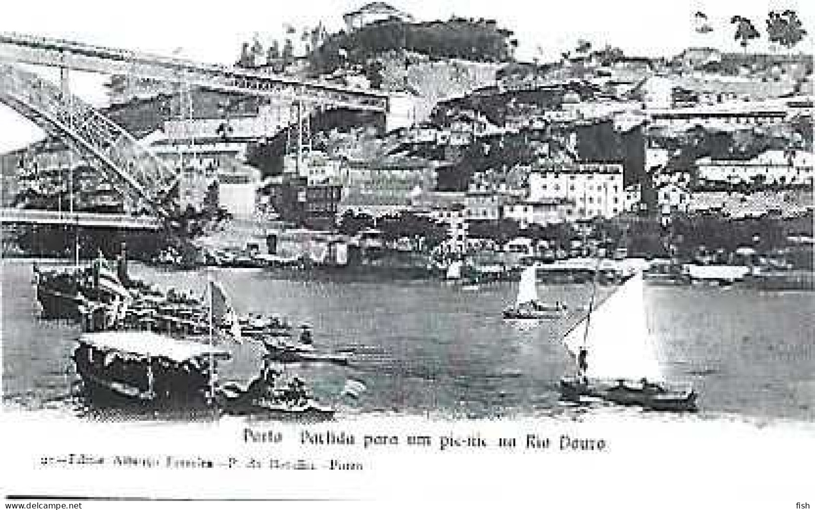 Portugal ** & Postal, Porto, Departure For A Pic Nic On The Douro River, Reproduction, Ed. Ecosoluções (15) - Bruggen