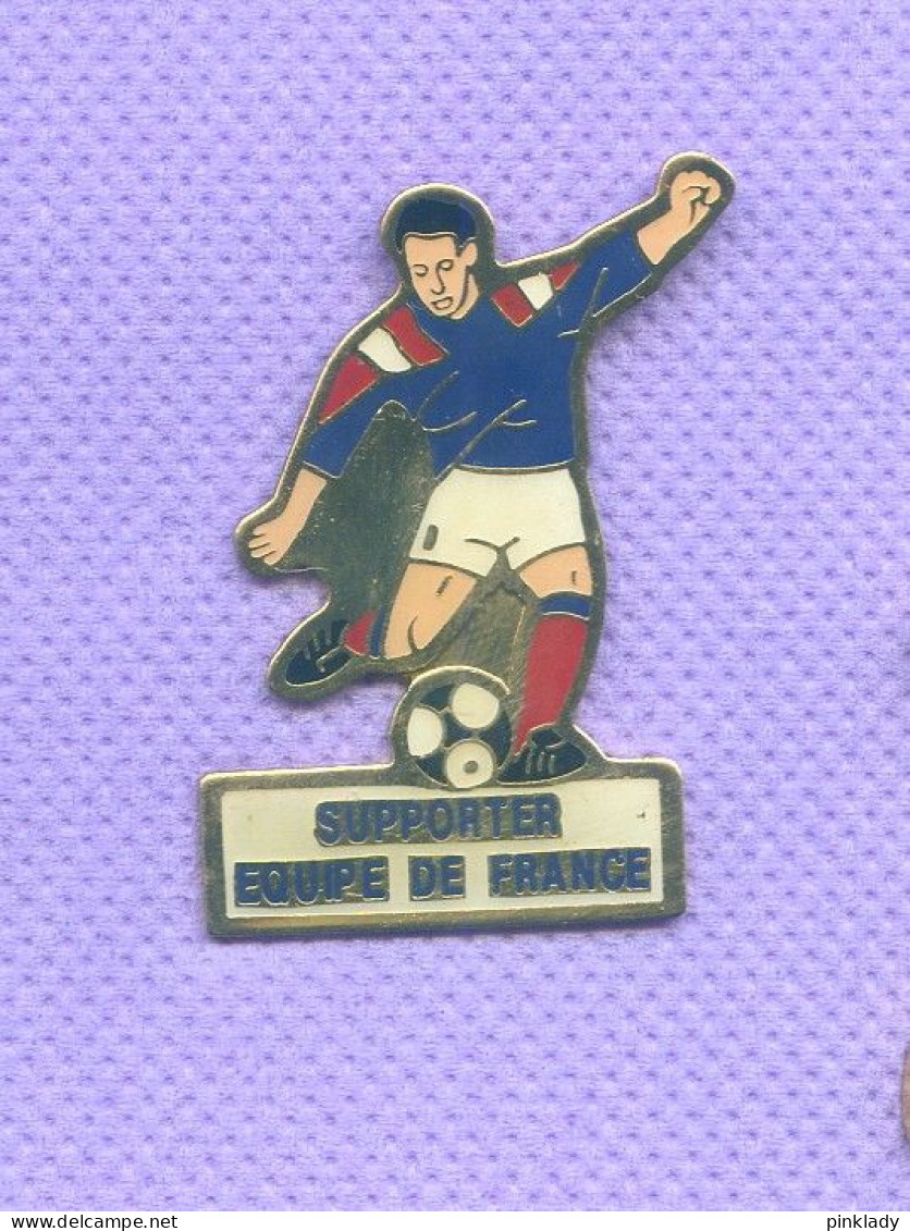 Rare Pins Football Supporter De L'equipe De France J133 - Football