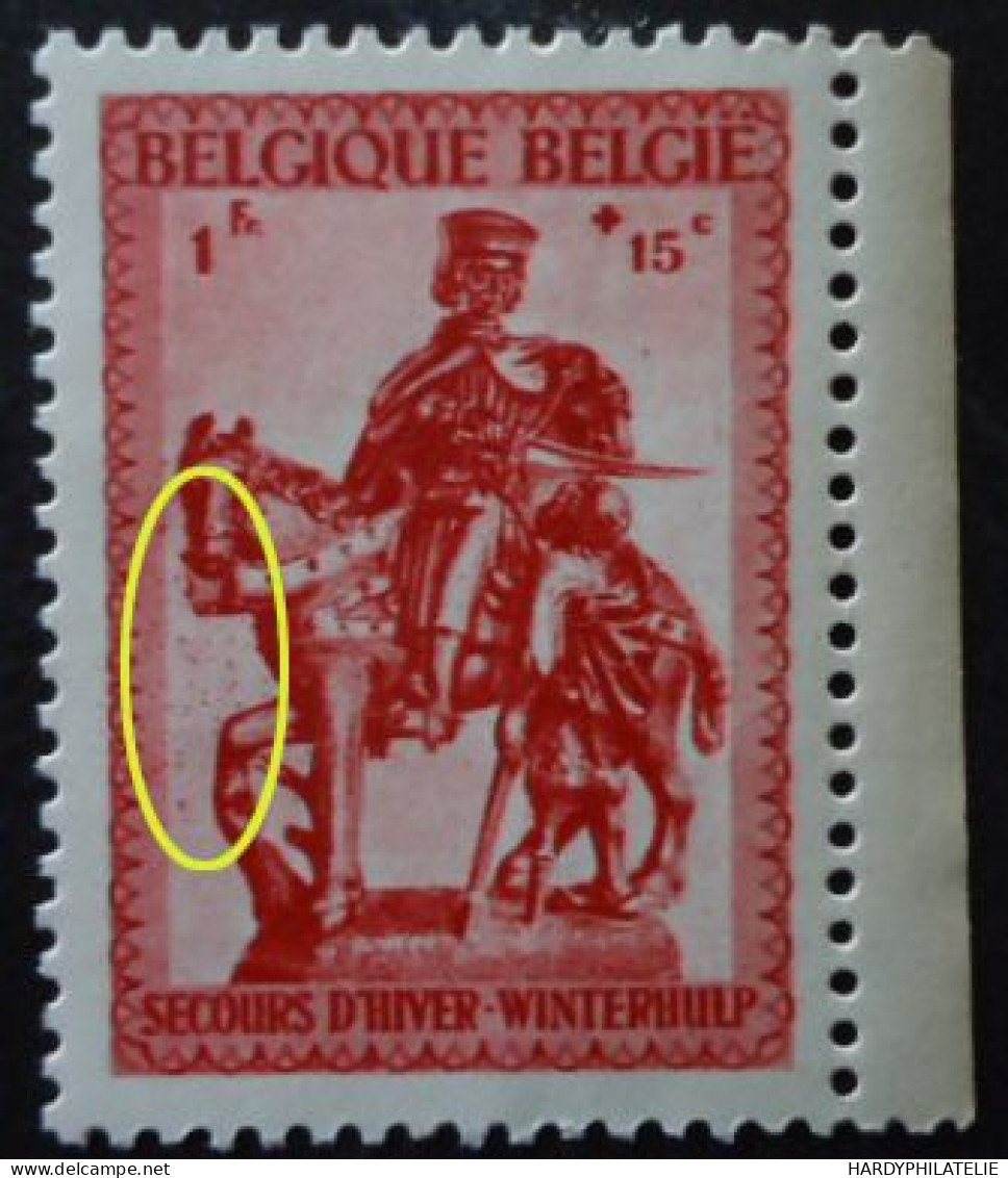 BELGIQUE N°587 V1 V2 V3 MNH** - 1931-1960