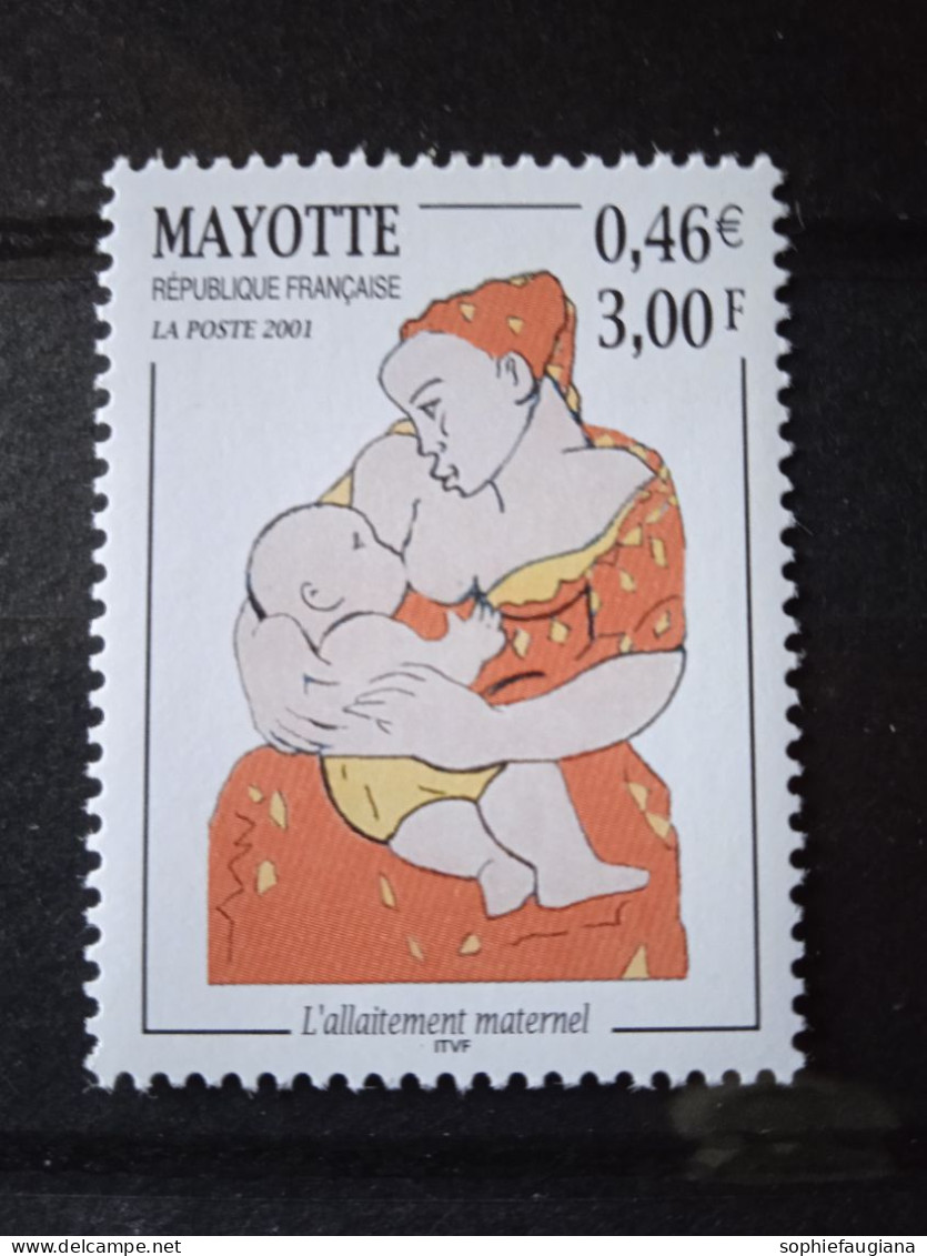 Mayotte Neuf, N°98, L'allaitement Maternel - Unused Stamps