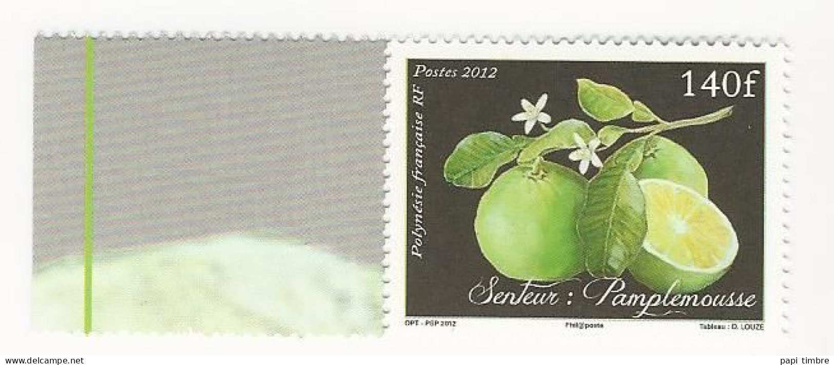 Polynésie-2012-Senteur: Pamplemousse - N° 997 ** - Unused Stamps