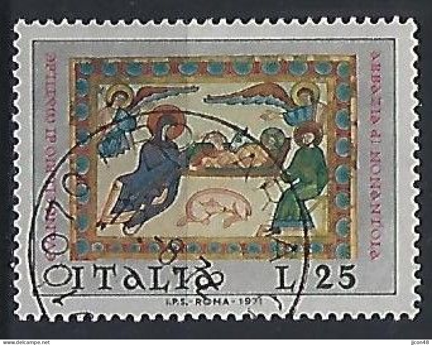 Italy 1971  Weihnachten  (o) Mi.1354 - 1971-80: Usati