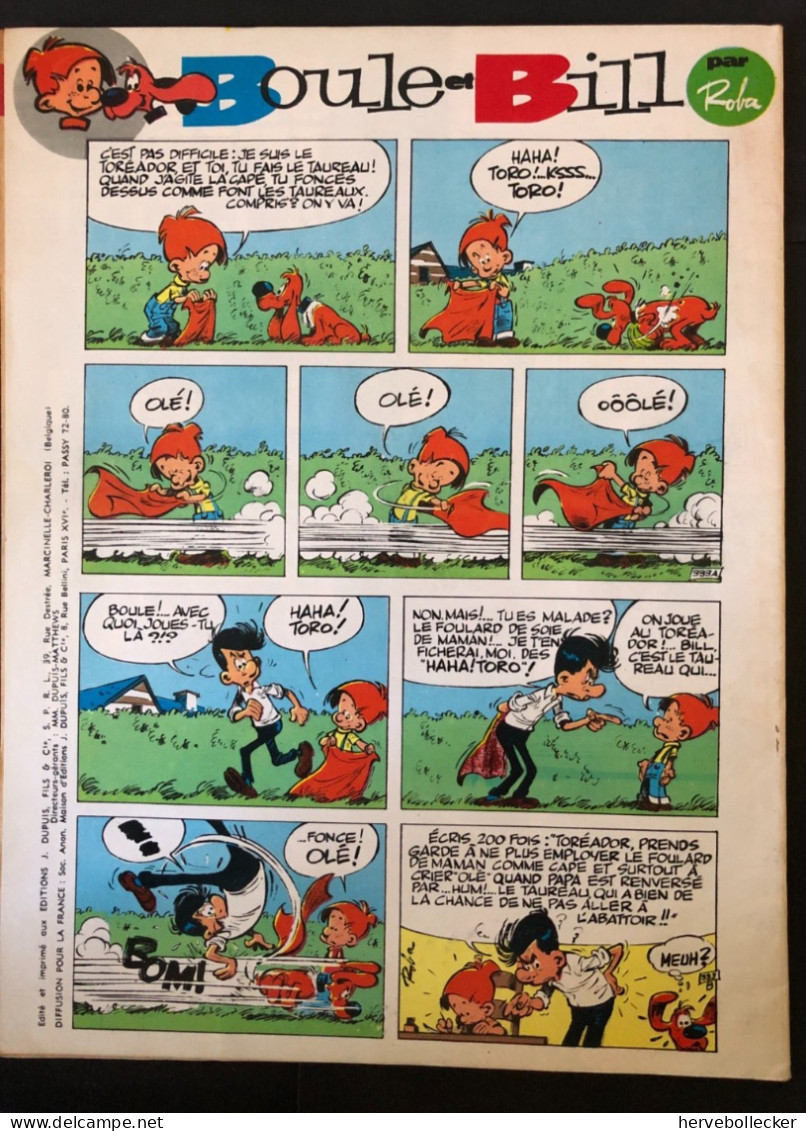 Spirou Hebdomadaire N° 1501 -1967 - Spirou Magazine