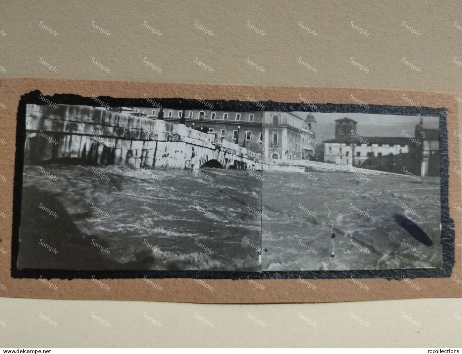 Italia Foto Roma Flood Piena Del Tevere 1937. - Europa