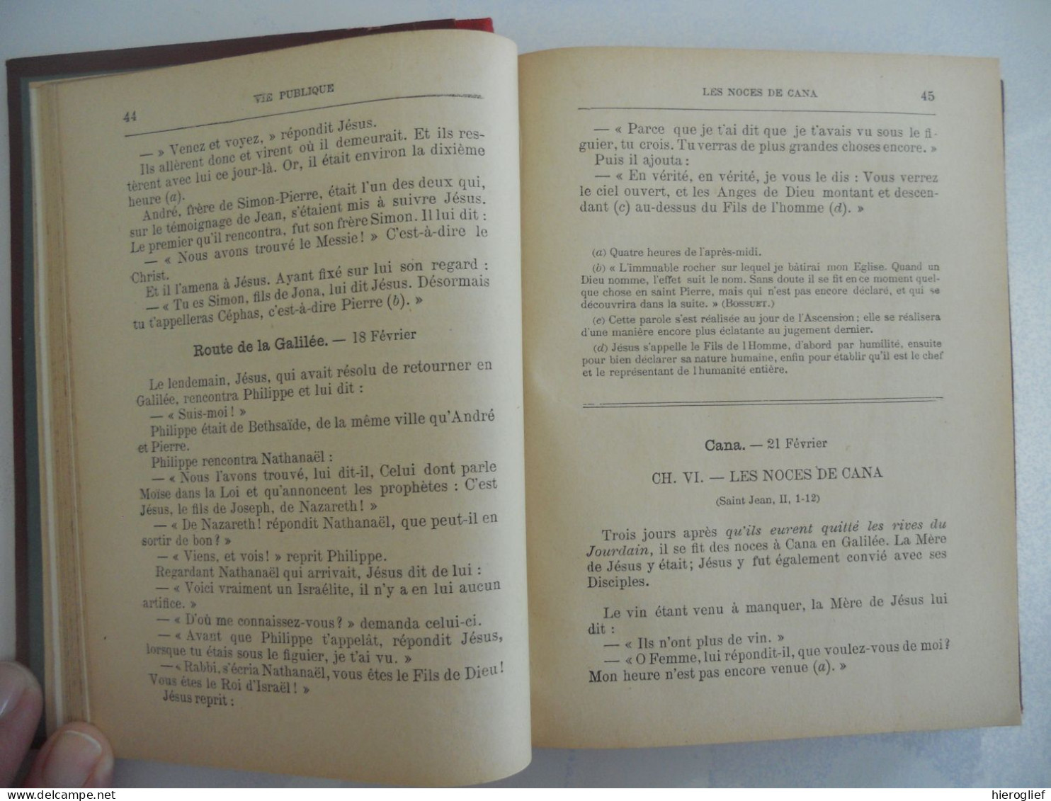 Le Saint Evangile De Notre Seigneur Jésus-Christ Ou Les 4 évangiles En Un Seul Par A. Weber 1904 Verdun Braine-le-Comte - Religione