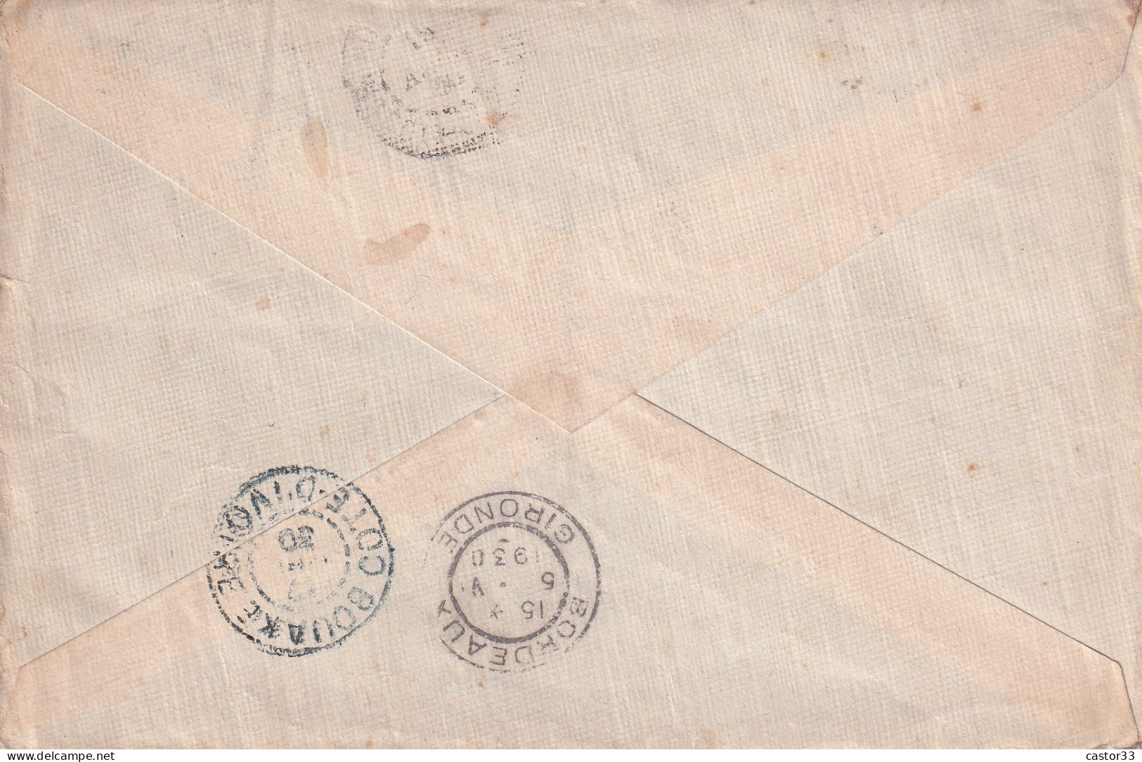 Enveloppe 1930, Timbre A.O.F. Côte D'Ivoire - Non Classés