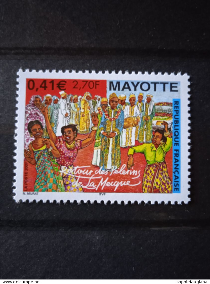Mayotte Neuf N°100, Retour Des Pèlerins - Unused Stamps