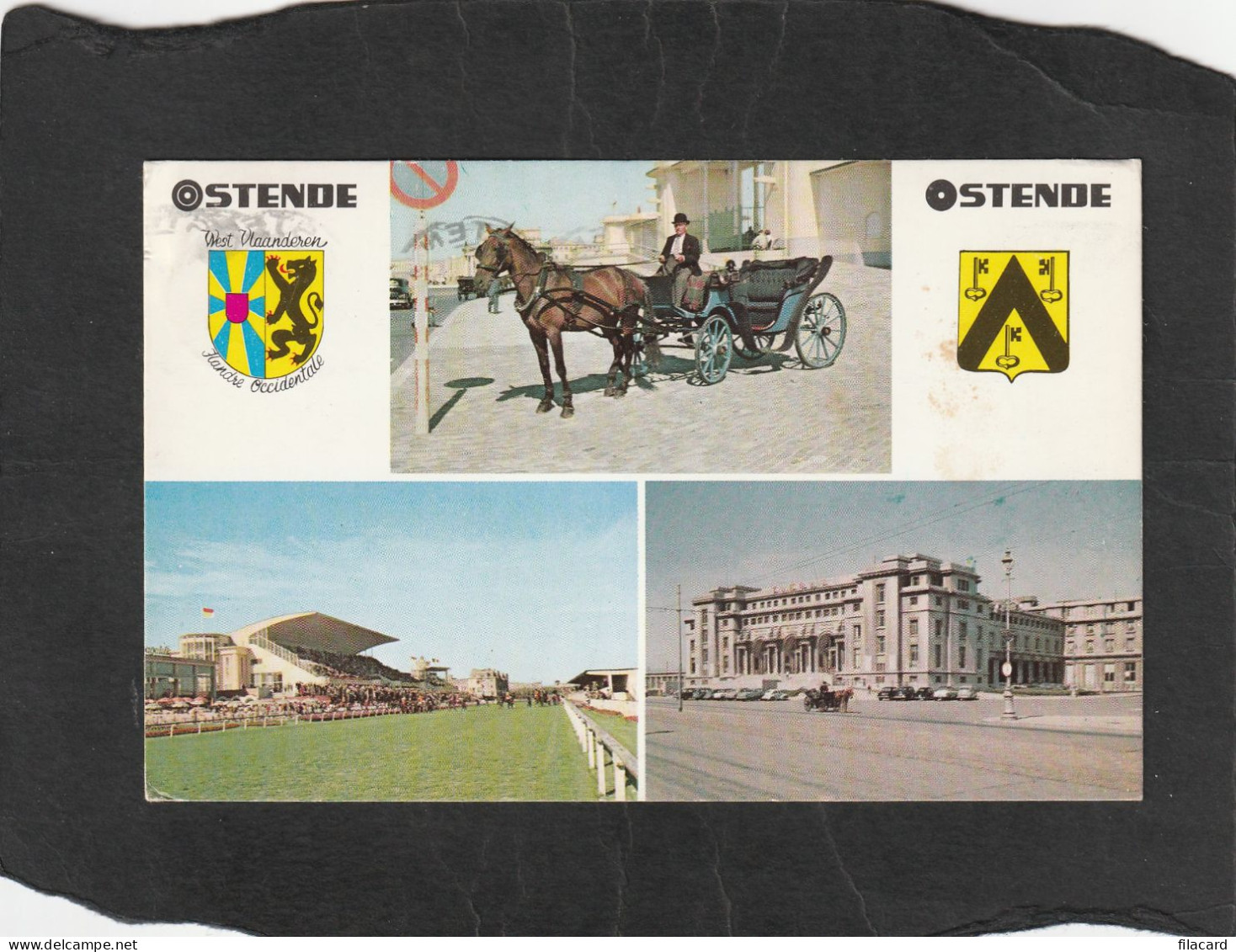 128867         Belgio,     Souvenir:  Le  Fiacre  D"Ostende,   VG   1961 - Oostende