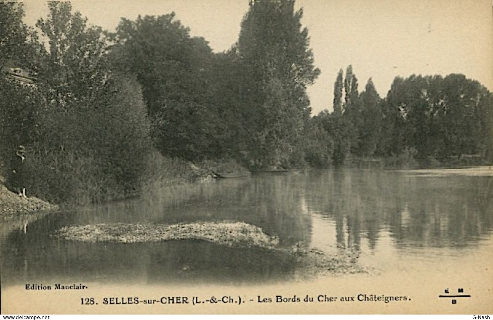 CPA 41 - Selles Sur Cher - Les Bords Du Cher Aux Châteigners - Selles Sur Cher