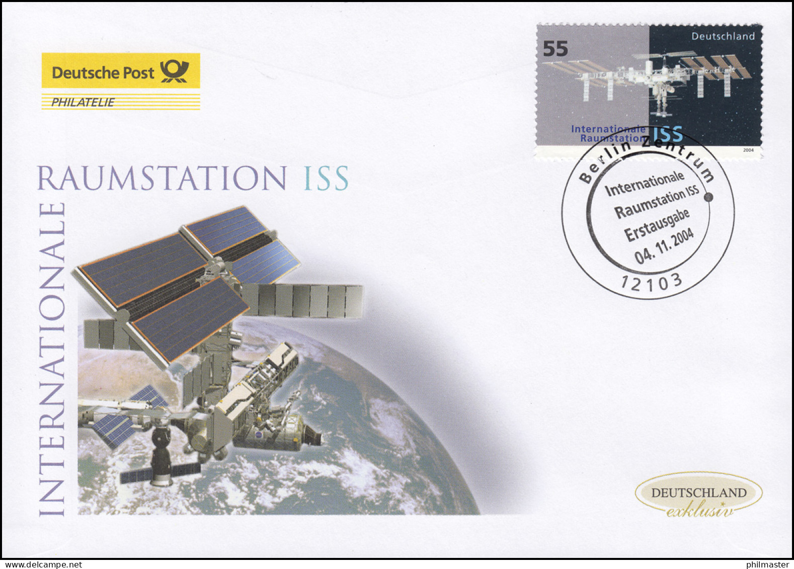 2433 Internationale Raumstation ISS, Schmuck-FDC Deutschland Exklusiv - Covers & Documents