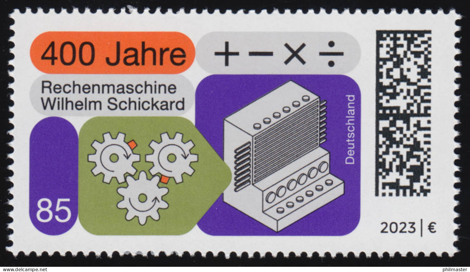 3786 Rechenmaschine Von Wilhelm Schickard, Postfrisch ** / MNH - Nuovi