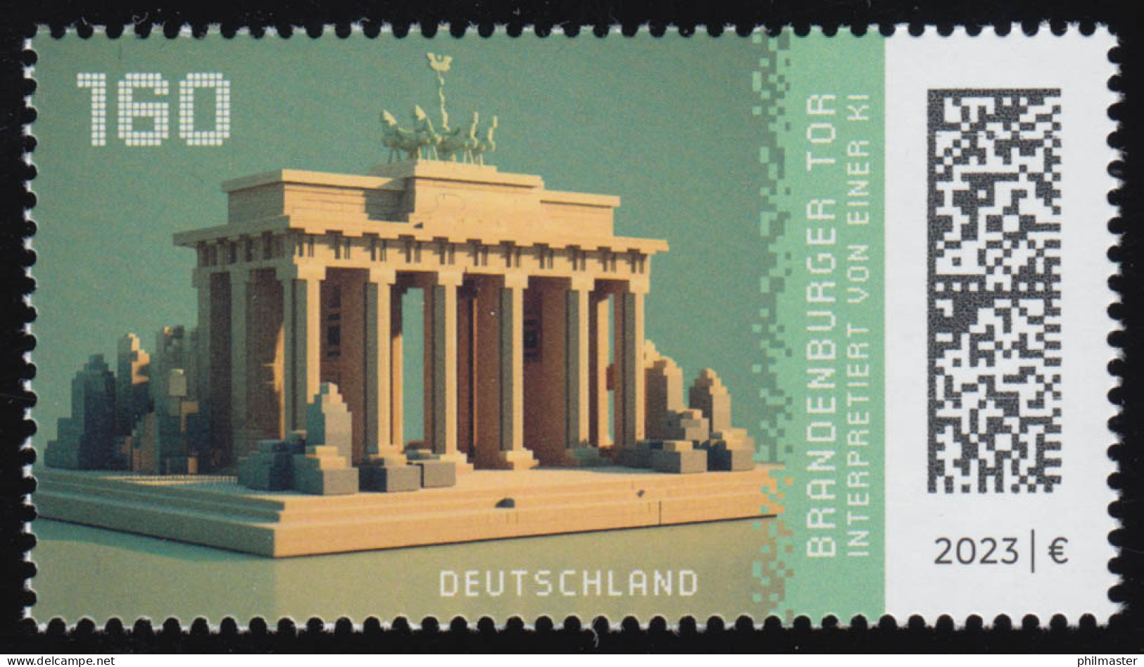 3796 Brandenburger Tor, Nassklebend, Postfrisch **/MNH - Unused Stamps