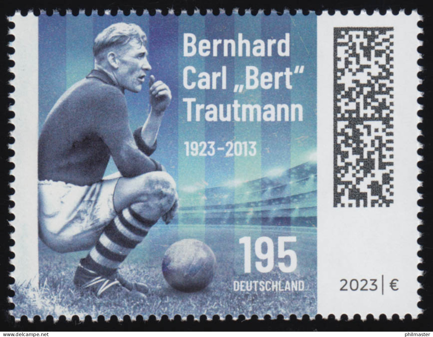 3787 Fußballspieler Bernhard Carl "Bert" Trautmann, Postfrisch ** / MNH - Nuevos