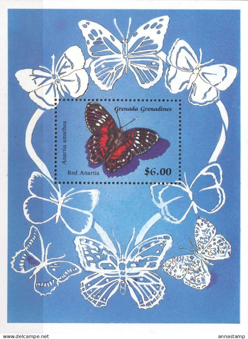 Grenada Grenadines MNH SS - Papillons
