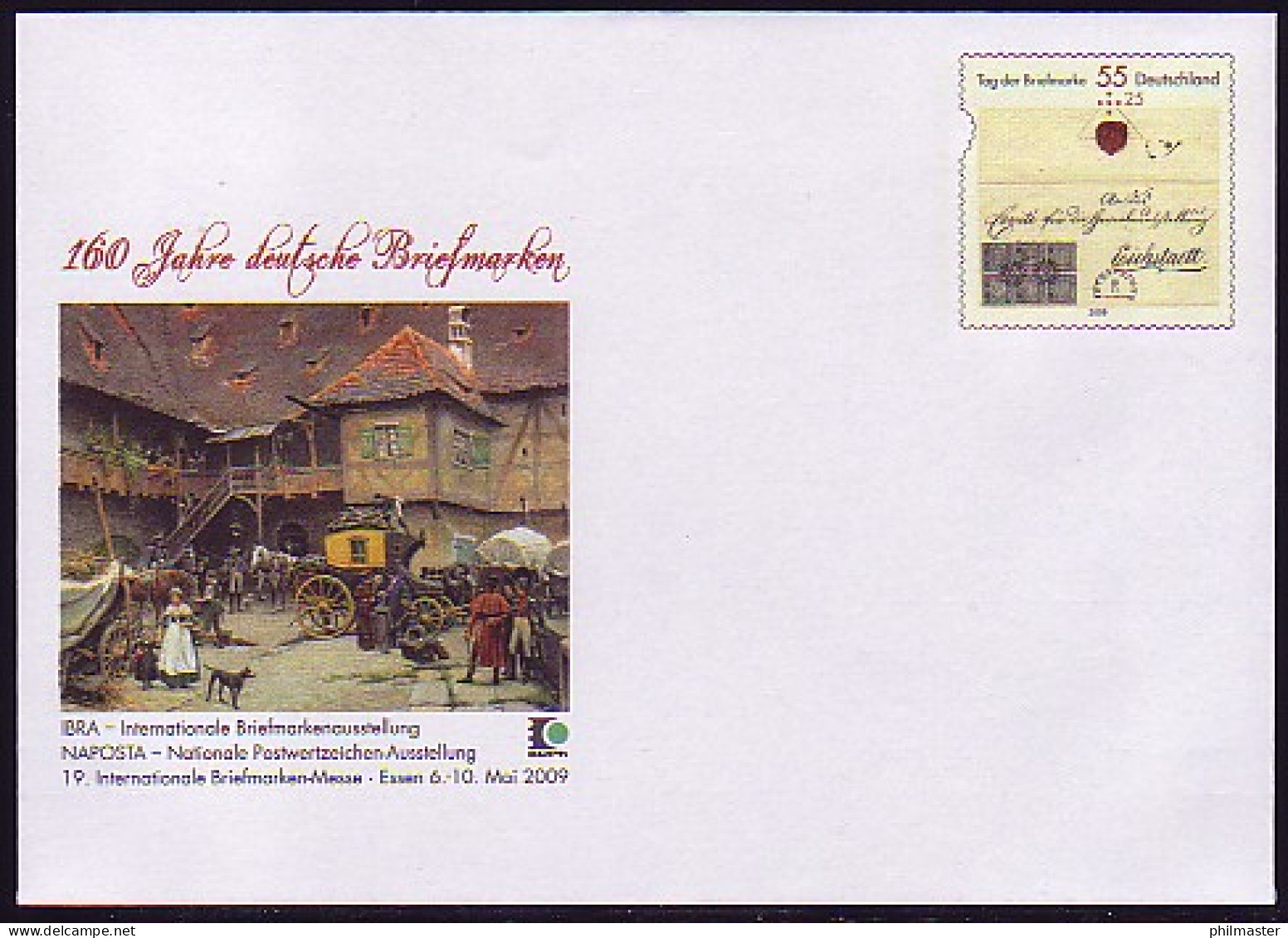 USo 182 Messe ESSEN Mit IBRA/NAPOSTA 2009, Postfrisch - Briefomslagen - Ongebruikt