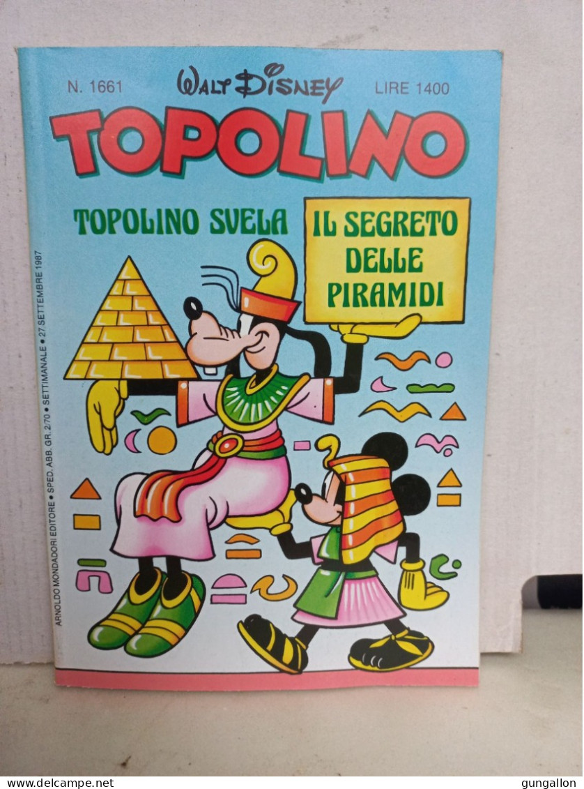 Topolino (Mondadori 1987) N. 1661 - Disney