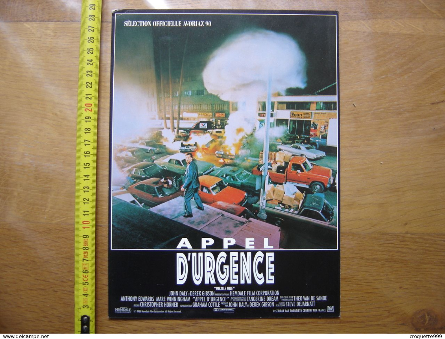 Synopsis Cinema Movie APPEL D'URGENCE Edwards Winningham Dejarnatt - Autres & Non Classés