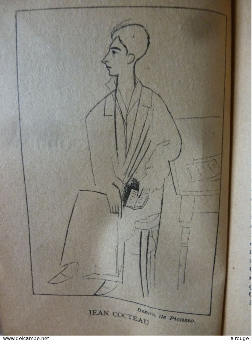 Le Secret Professionnel Par Jean Cocteau, 1922, En Frontispice Un Dessin De Picasso - 1901-1940
