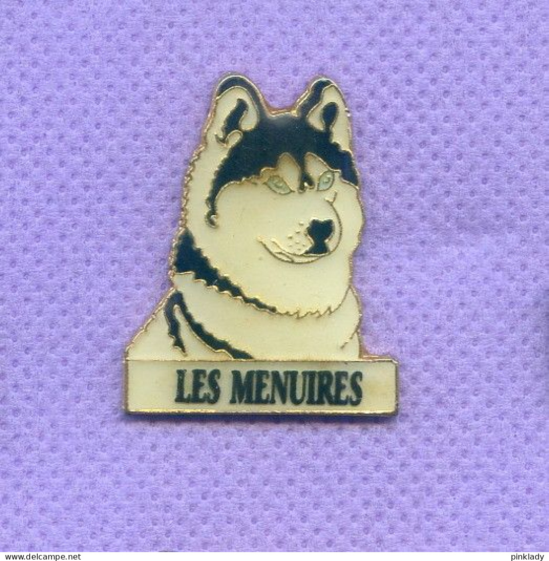 Rare Pins Chien Husky Les Menuires J169 - Animals