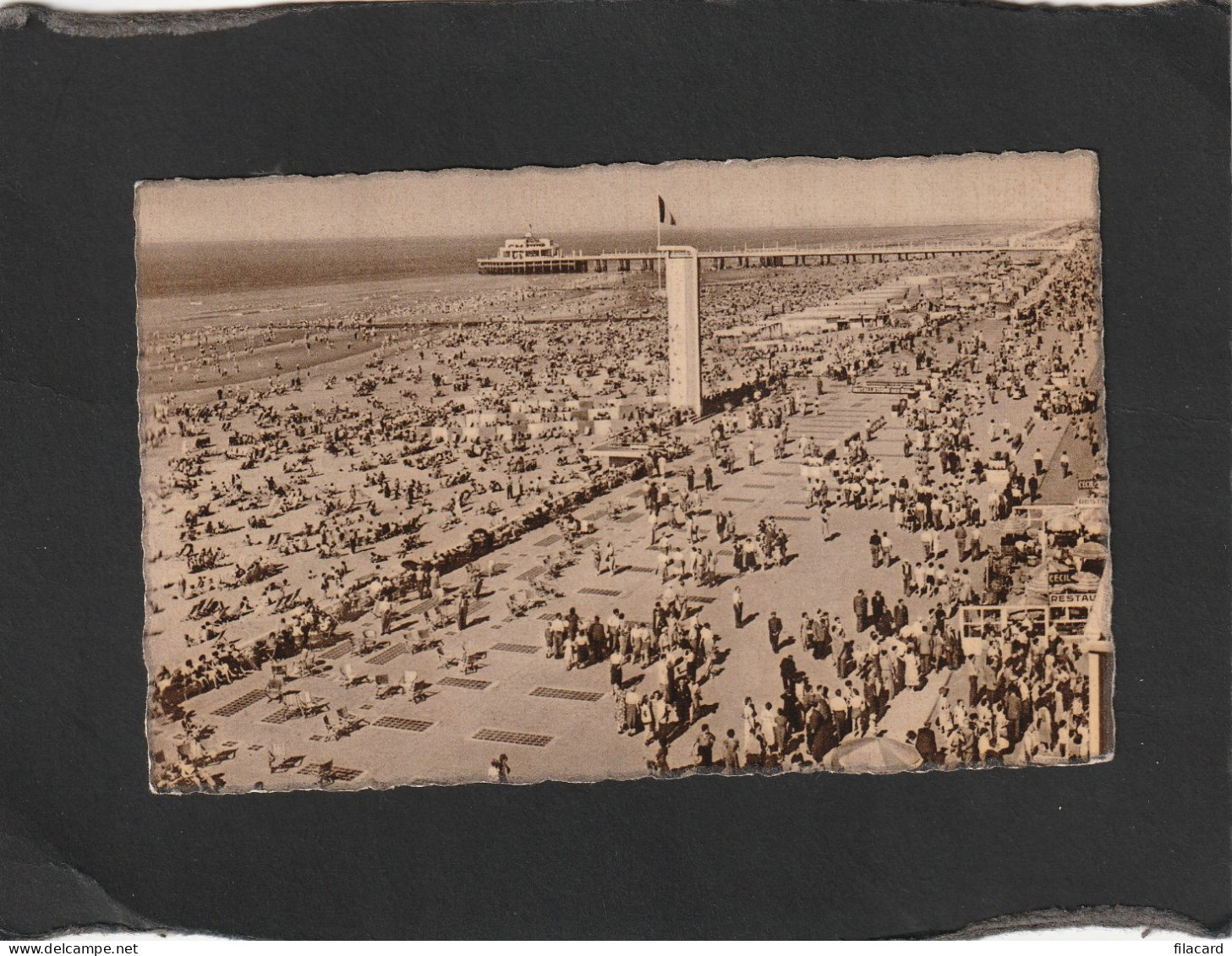 128869         Belgio,     Blankenberge,   Digue  Et  Plage,   VGSB   1957 - Blankenberge