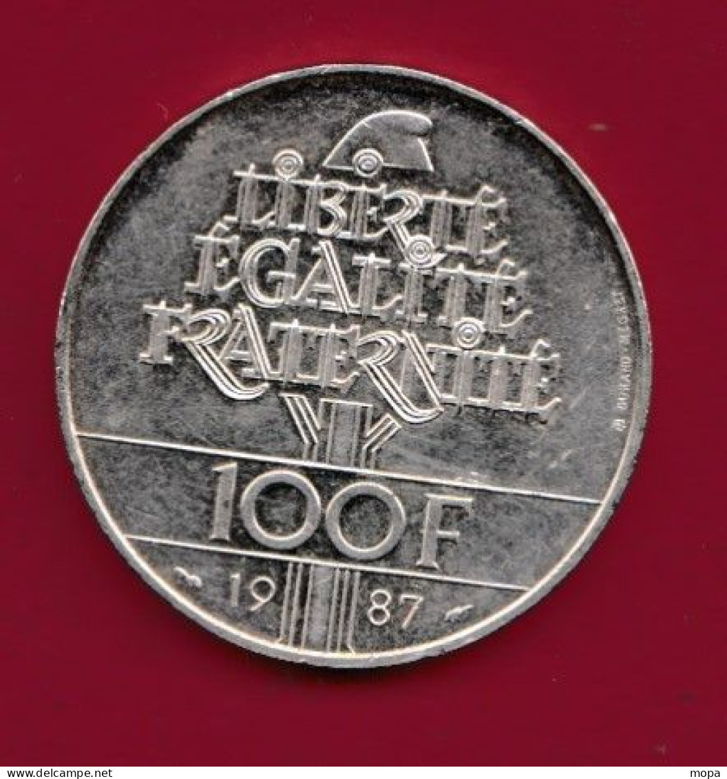 100 Francs---Argent--Général La Fayette--1987--SUP---(8) - 100 Francs