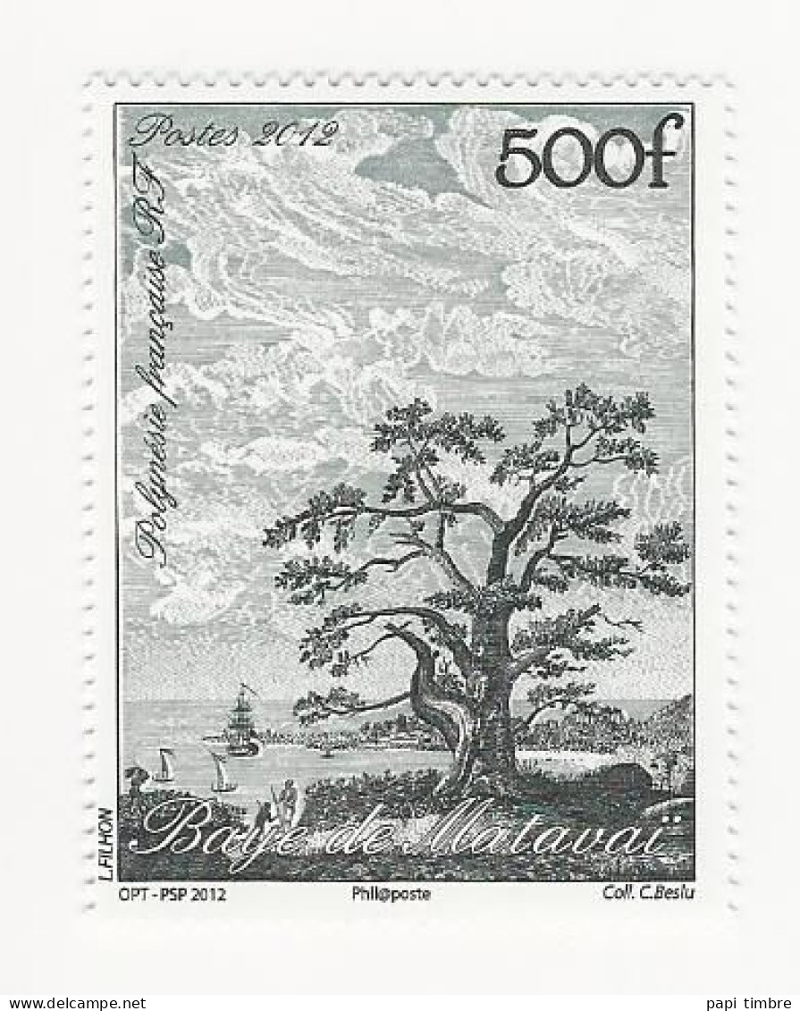 Polynésie-2012-Art. Gravure Ancienne - N° 1012 ** - Unused Stamps