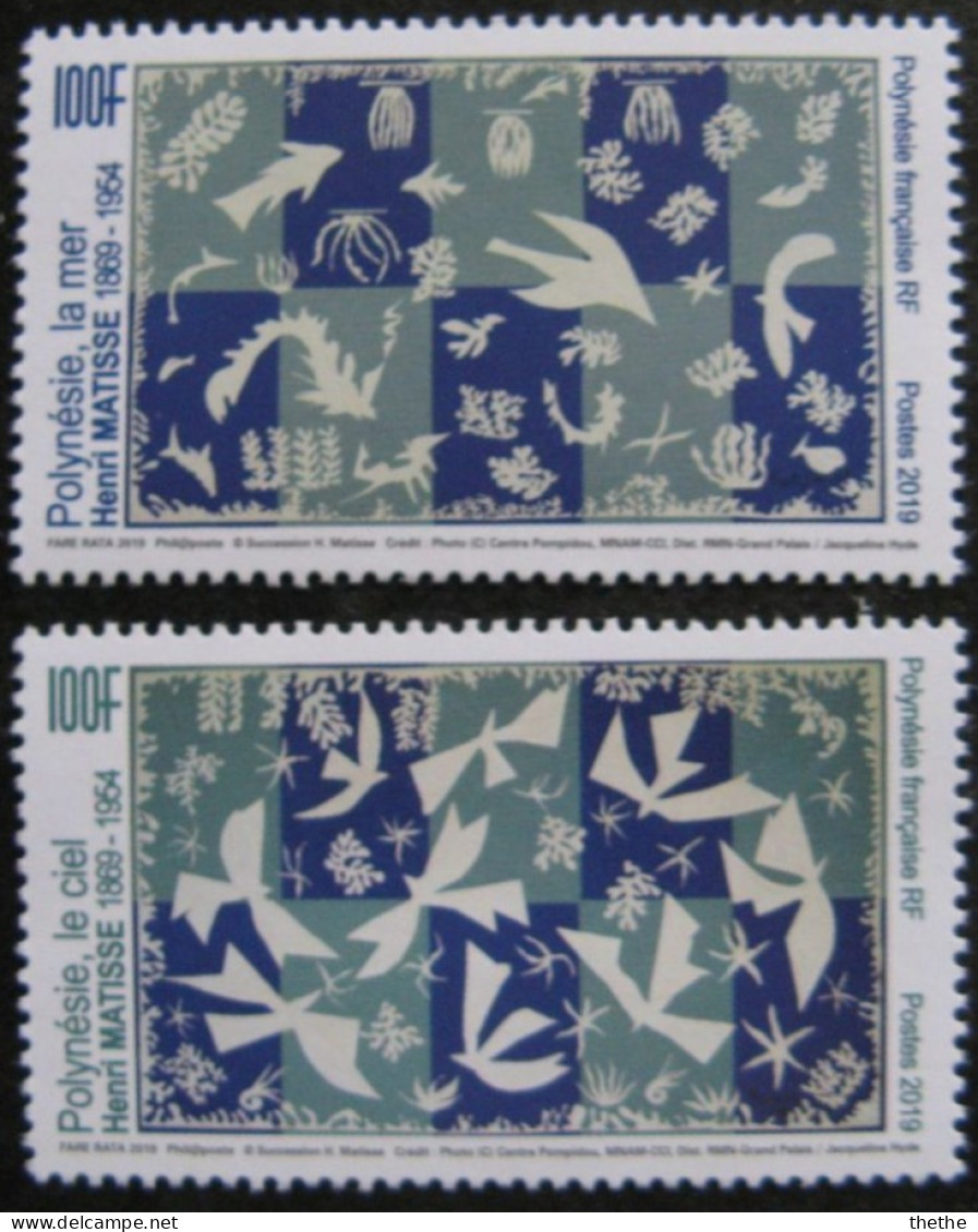 POLYNESIE - Le Ciel, Par Henri Matisse (1869-1954) - Unused Stamps